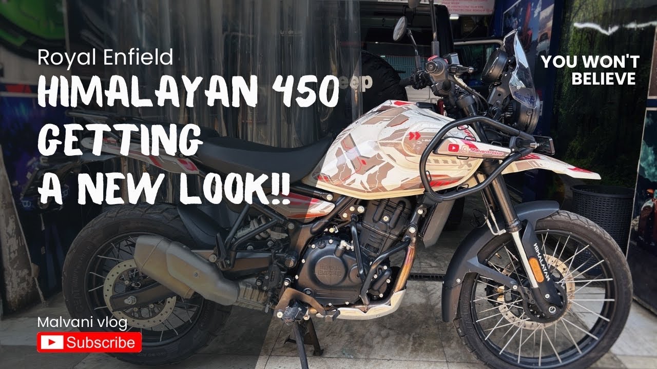 New Look, Same Tun Tun! Himalayan 450 Gets Wrapped in Mumbai | Malvani Vlog | 