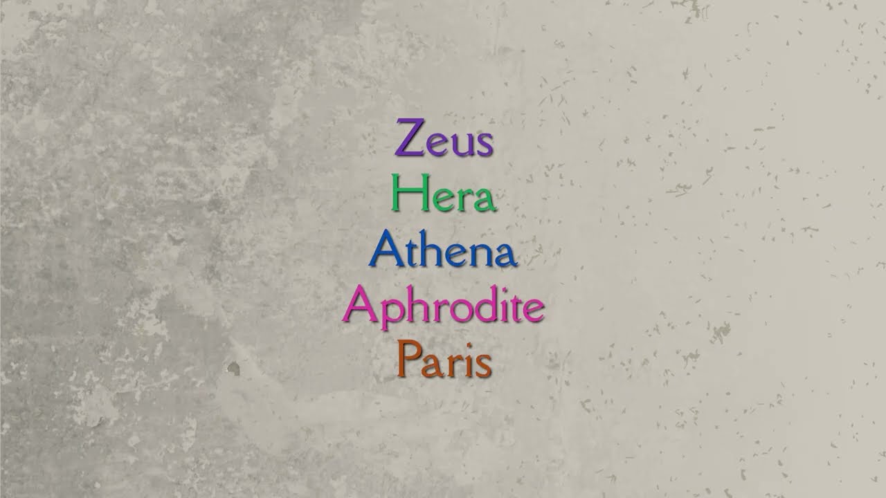 The Judgement of Paris: Official Lyric Video - Feminine Mythology Official