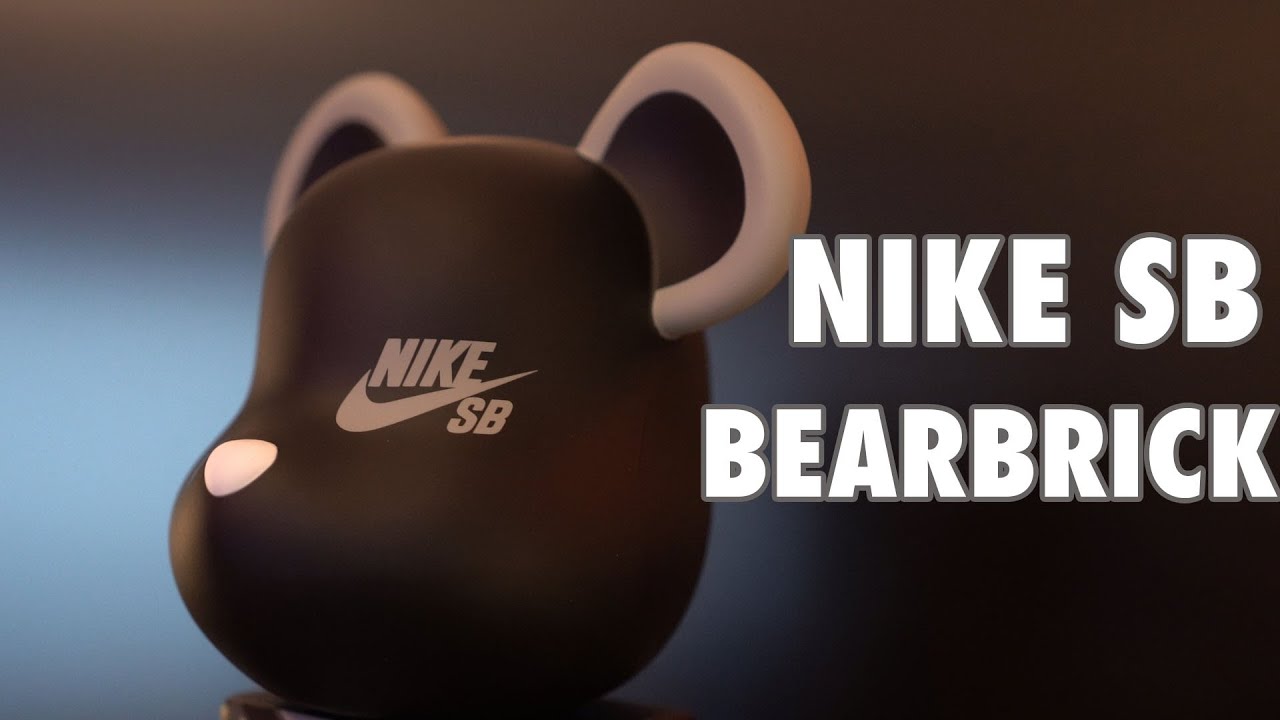 Nike SB Bearbrick Review (Grey/Black) - YouTube