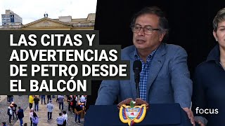 &quot;Puede ocurrir una revolución&quot;: Las frases destacadas del balconazo de Petro del 1 de mayo