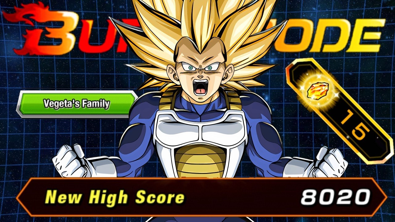 HOW TO GET 8000 SCORE! Vegeta's Family Burst Mode Guide (SS4 Goku DAIMA) | DBZ Dokkan Battle