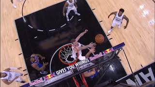Jakob Poeltl Gets Up For The Big Block Vs Knicks 3.15.2019
