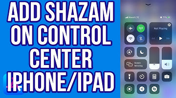 How to Add Shazam on Control Center IPhone/iPad