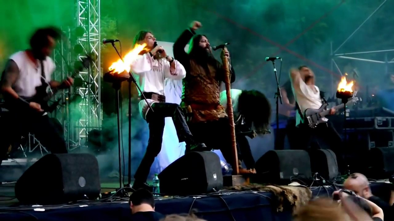 GOD The Barbarian Horde and Lamia Fantasy Fireshow @  Rockstadt Extreme Fest  Part I