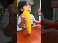 Corn 🌽 carrots 🥕 #asda #cuteanimal #cutebaby #baby