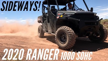 SIDEWAYS in our 2020 Ranger Crew 1000 Premium (Vid #30)