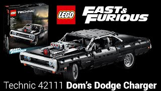 FAST & FURIOUS LEGO Technic REVEALED - 42111 Dom's Dodge Charger 