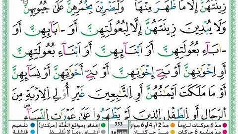 💚#سورة النور 💚حمزة الجزائري 💚 برواية ورش عن نافع تلاوة هادئة تريح الاعصاب 💚 بصوت جميل جدا💚