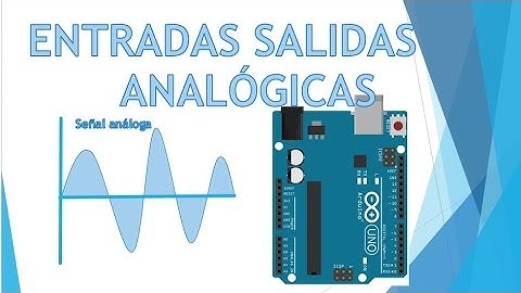 entrada y salida analógica en arduino
