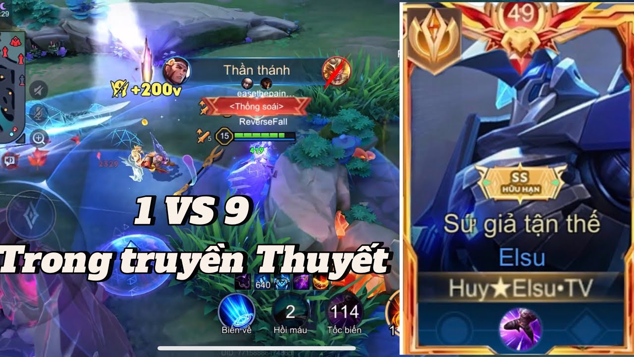 Team Feed Lòi mắt Top Elsu gồng gánh 1p phụt 1 phát lật kèo mãn nhãn |top 1 Elsu|| Liên quân mobie |