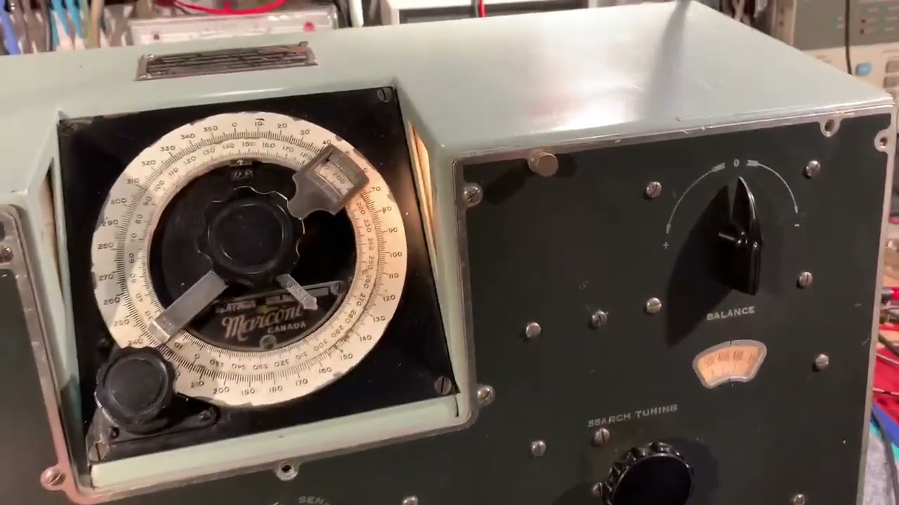 Marconi M.D.F. - 5 Radio Direction Finding (DF) Receiver