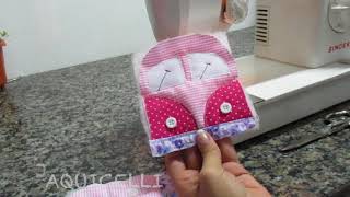 Porta Moedas com Zíper – Kombi -How To Sew A Zipper Coin Purse