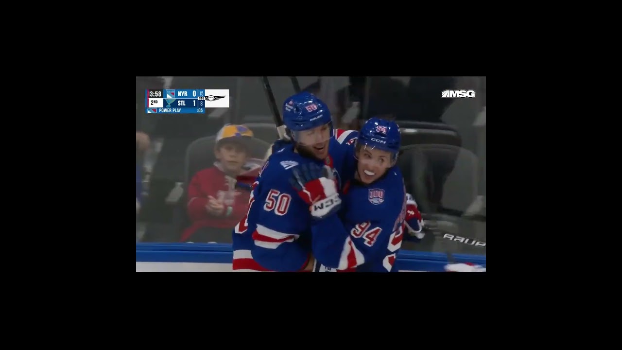 Gabe Perreault | first NHL goal | New York Rangers 