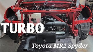 Turbo Kit Install Toyota Mr2 Spyder