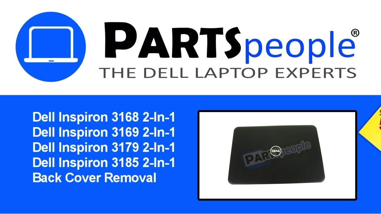 Dell Inspiron 3168/3169/3179/3185 2-In-1 Back Cover How-To Video Tutorial