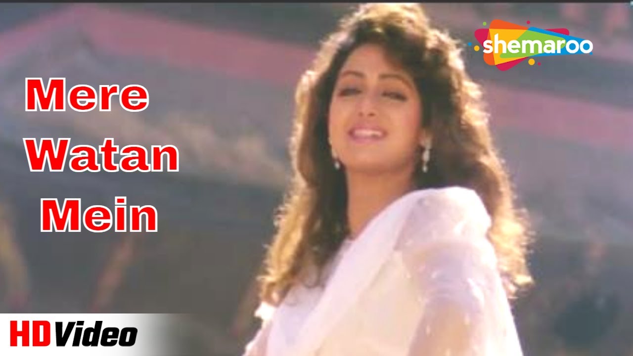 Mere Watan Mein HD Song  Khuda Gawah  Amitabh Bachchan Sridevi  Alka Yagnik Hit Songs