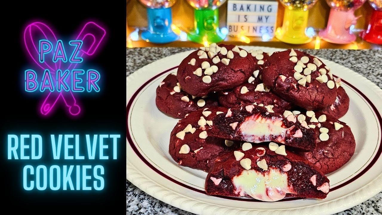 RED VELVET COOKIES | PAZ BAKER