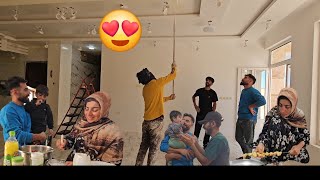 From Painting the House to a Cozy BBQ Feast! 🔥🏡 | Rural Family Life & Happy Gathering