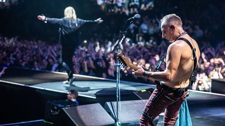 Hysteria Live version - Live performance video thumbnail
