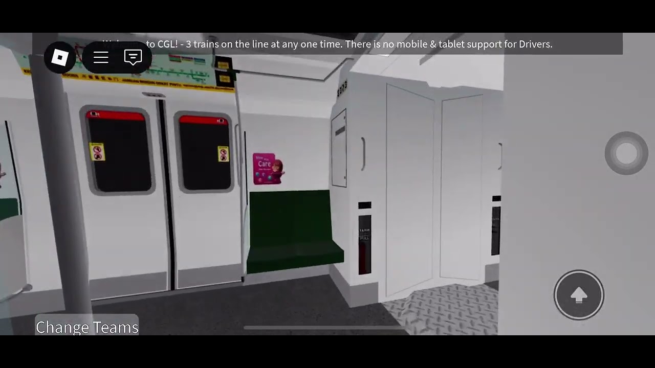 Roblox CGL train ride from Tanah Merah to Changi Airport with this KHI chicken rubber motor.