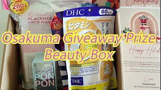 Won A Osakuma Beauty Box From Instagram Giveaway