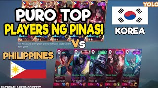 Tatlong supreme badge nagsama sama! Team Philippines vs Team Korea | National Arena