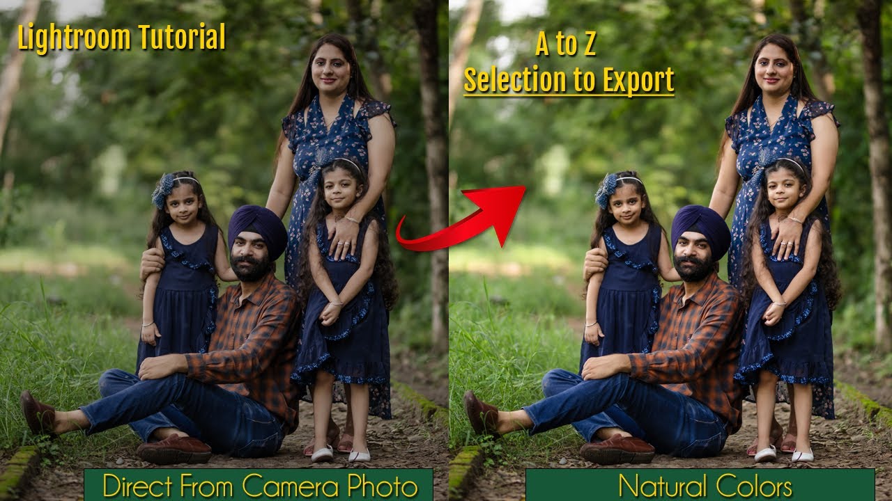Lightroom me Family Photos ko kaise edit kre How to edit family photos in Lightroom Presets