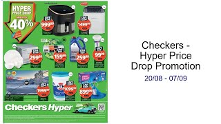 Checkers - Hyper Price Drop Promotion 20/08 - 07/09