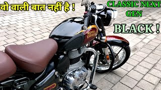 Royal Enfield Classic 350 Next Generation  Halcyon Black Color On Road Price Features Review