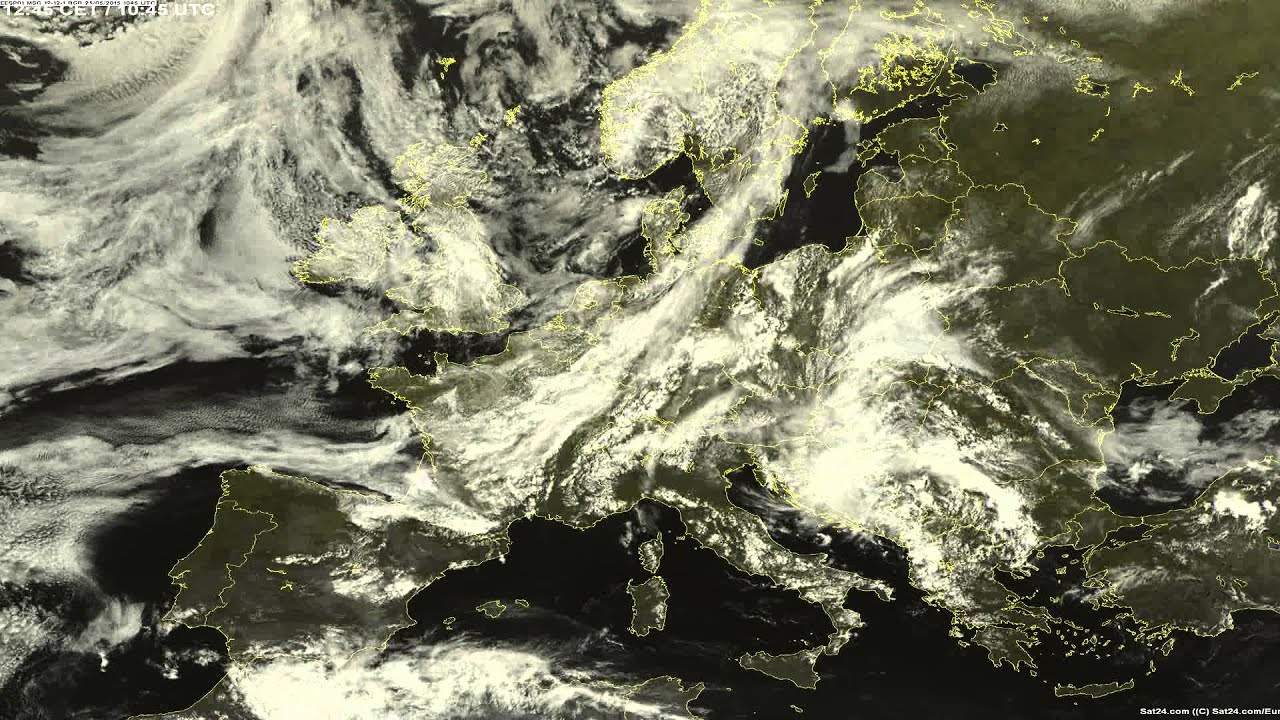 Sat24 video impression for Monday, May 25, 2015 - YouTube