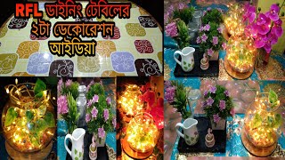 Celebrity Bangladeshi RFL Dining Table Decor and Organization ideas || how to organize a small dining table❤️❤ Profile