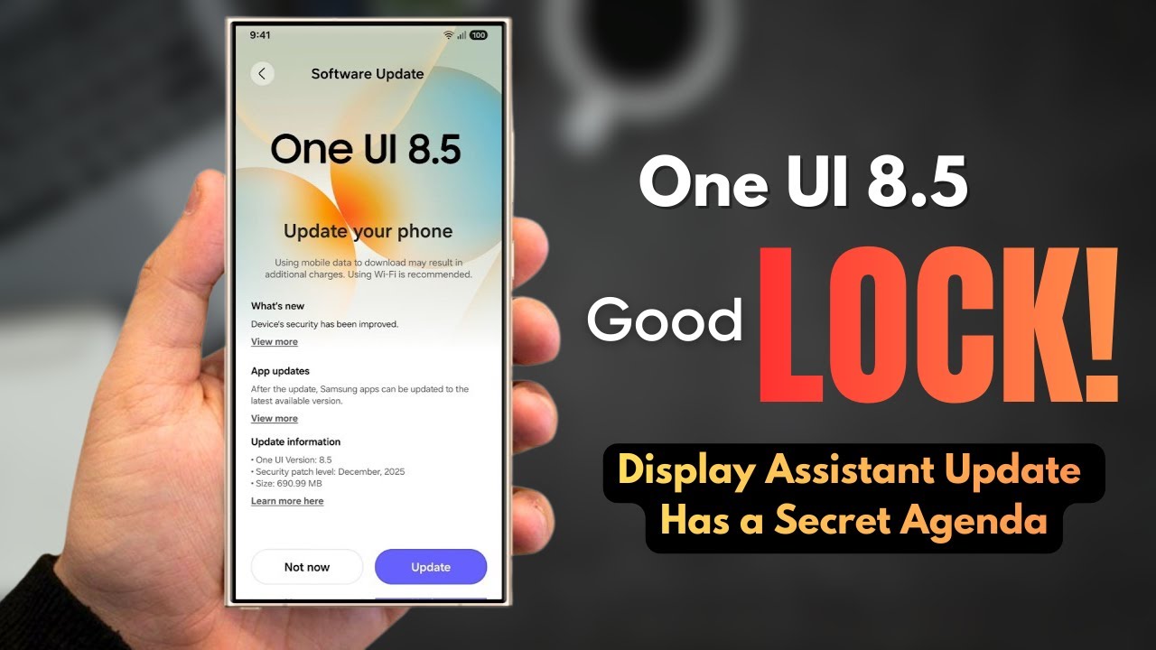 Good Lock’s Display Assistant Update Has a Secret Agenda in One UI 8.5