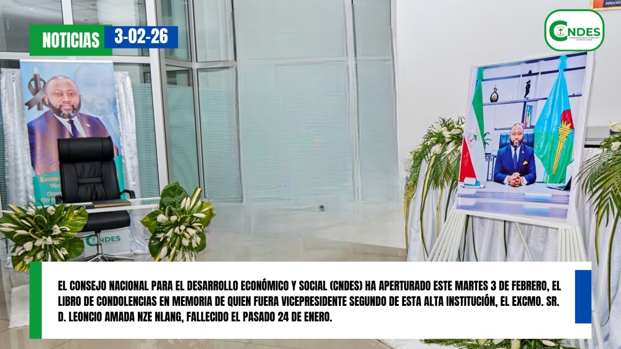 El CNDES apertura el libro de condolencias del que fuera su Vicepresidente Segundo.