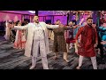 Bride  groom enter sangeet with their bridal party and have an epic dance off  sangeet performance