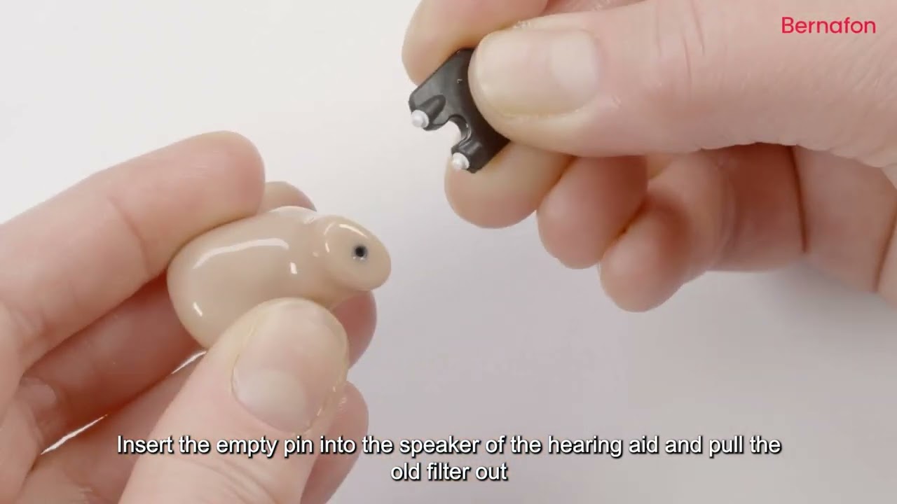 How to replace the Bernafon Alpha ITC, ITE HS, ITE FS ProWax wax filter