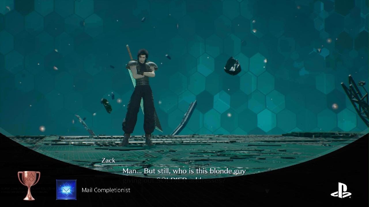 CRISIS CORE –FINAL FANTASY VII– REUNION: Mail Completionist (BRONZE) Trophy