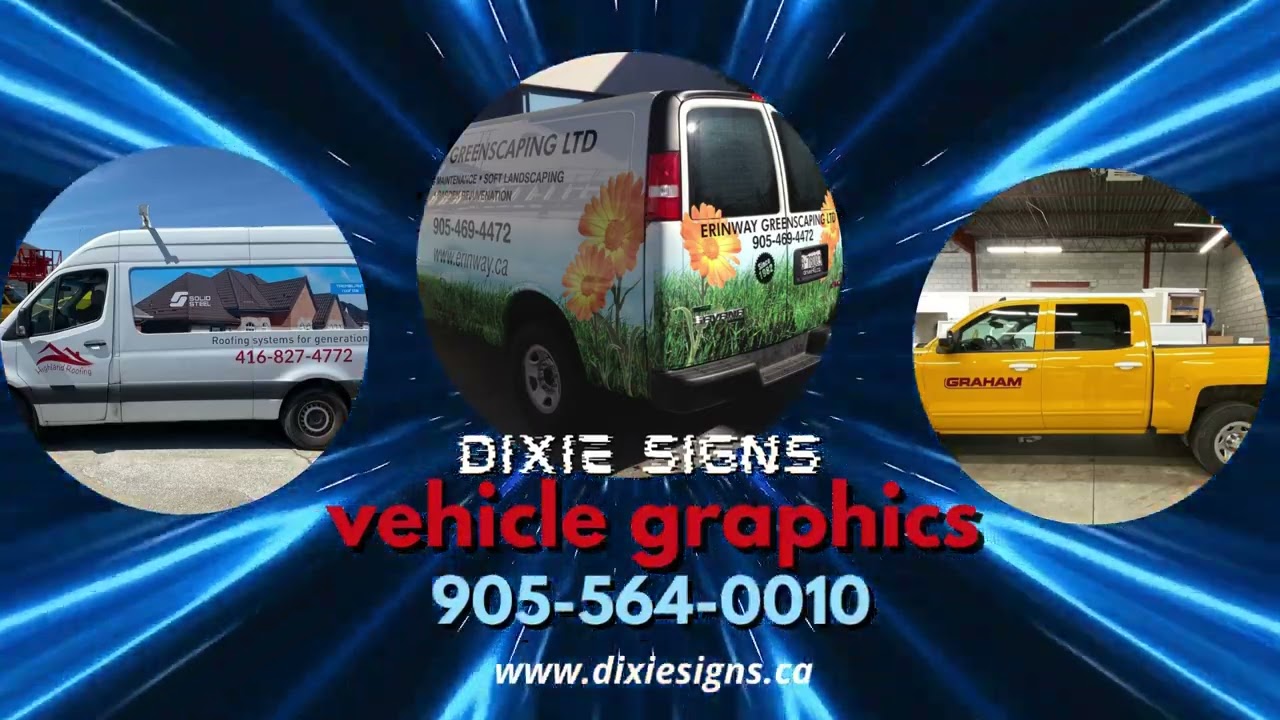 Vehicle graphics and lettering, partial or full auto wrap