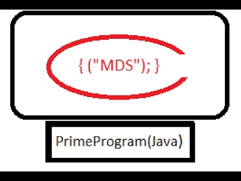Java Program to check a given Number is Prime or Not.