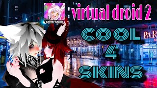 virtual droid 2 top 4 skins | virtual droid 2 para avatars | #virtualdroid2 #animeskin #vd2skins