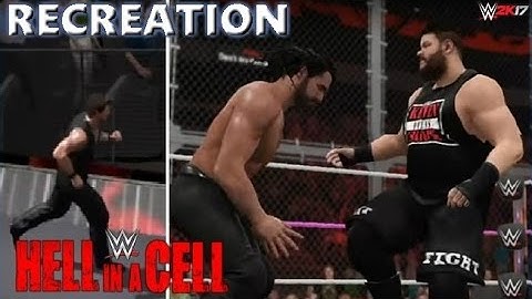 WWE 2K17 RECREATION: SETH ROLLINS VS KEVIN OWENS | HELL IN A CELL 2016 HIGHLIGHTS