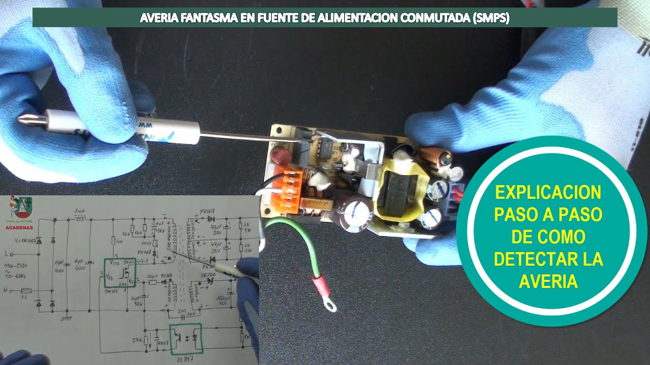 Averia fantasma en fuente conmutada SMPS (Clase 108.1)
