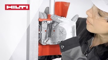HOW TO install Hilti CP617 firestop putty pads - UL