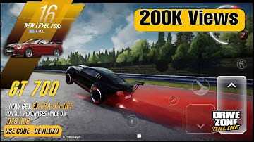 Drive Zone Online: Max CP Level GT 700 | Wheelie Tune | Performance| Top Speed & Sound Test