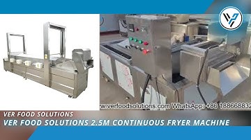 VER Food Solutions 2.5m continuous fryer Machine