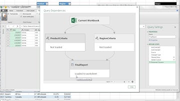 Excel Magic Trick 1358: Query Dependencies View in Power Query (Get & Transform)