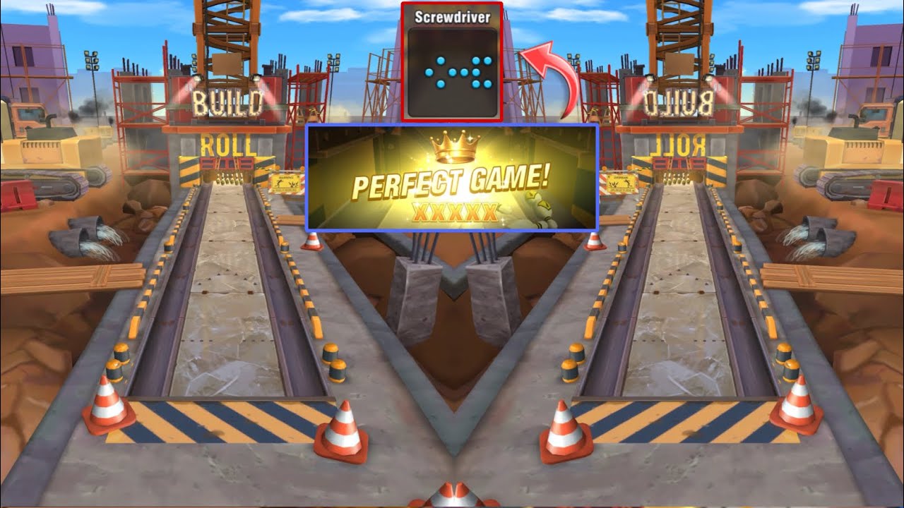 Screwdriver Alley Build N Roll || Perfect Game Build N Roll || Screwdriver Bowling Crew