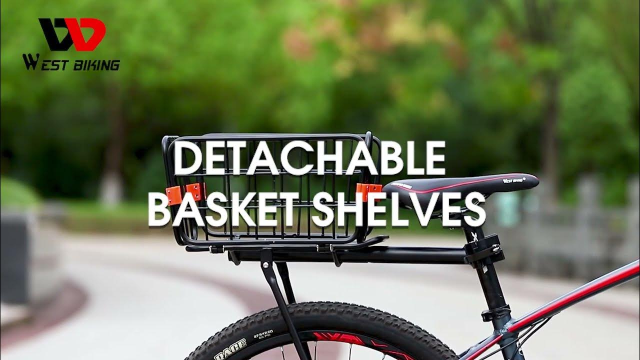 Корзина-багажник для велосипеда 50кг. 18л. - YouTube