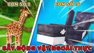 Tôi đã bẫy  Tất Cả Động Vật Ngoài Đời Thực trong Minecraft screenshot 3