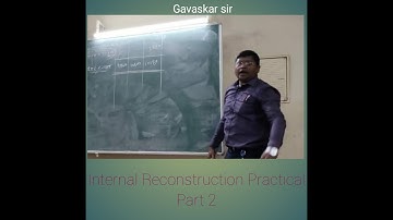 Internal Reconstruction Practical of Gangaram Ltd. Part 2