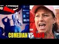 MAGA Heckler ATTACKS Comedian, Comedian Gets the Last Laugh